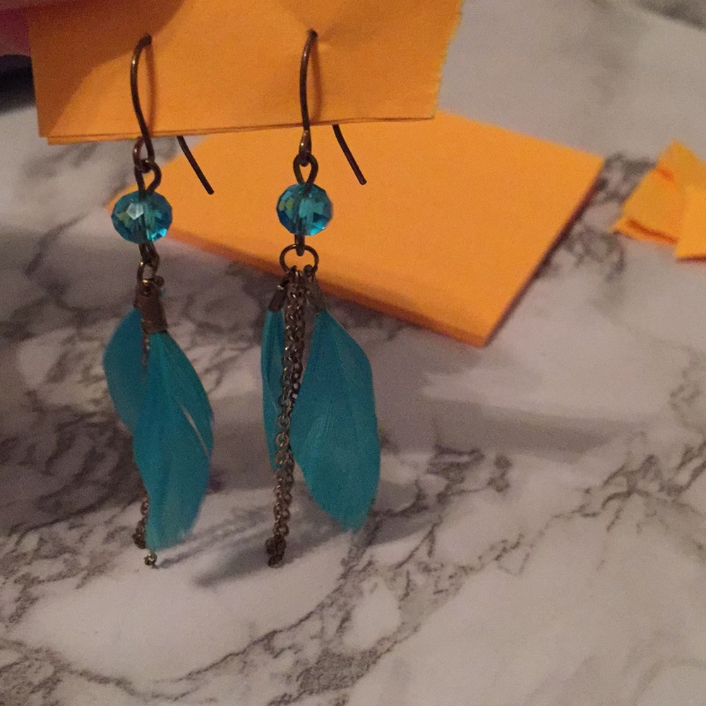 Blue earrings